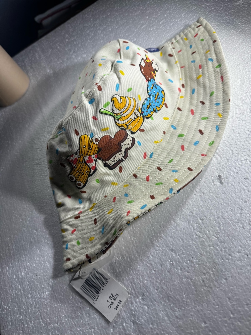 Disney Parks Eats Snack Food Icons Reversible Bucket Hat Spirit Jersey NWT